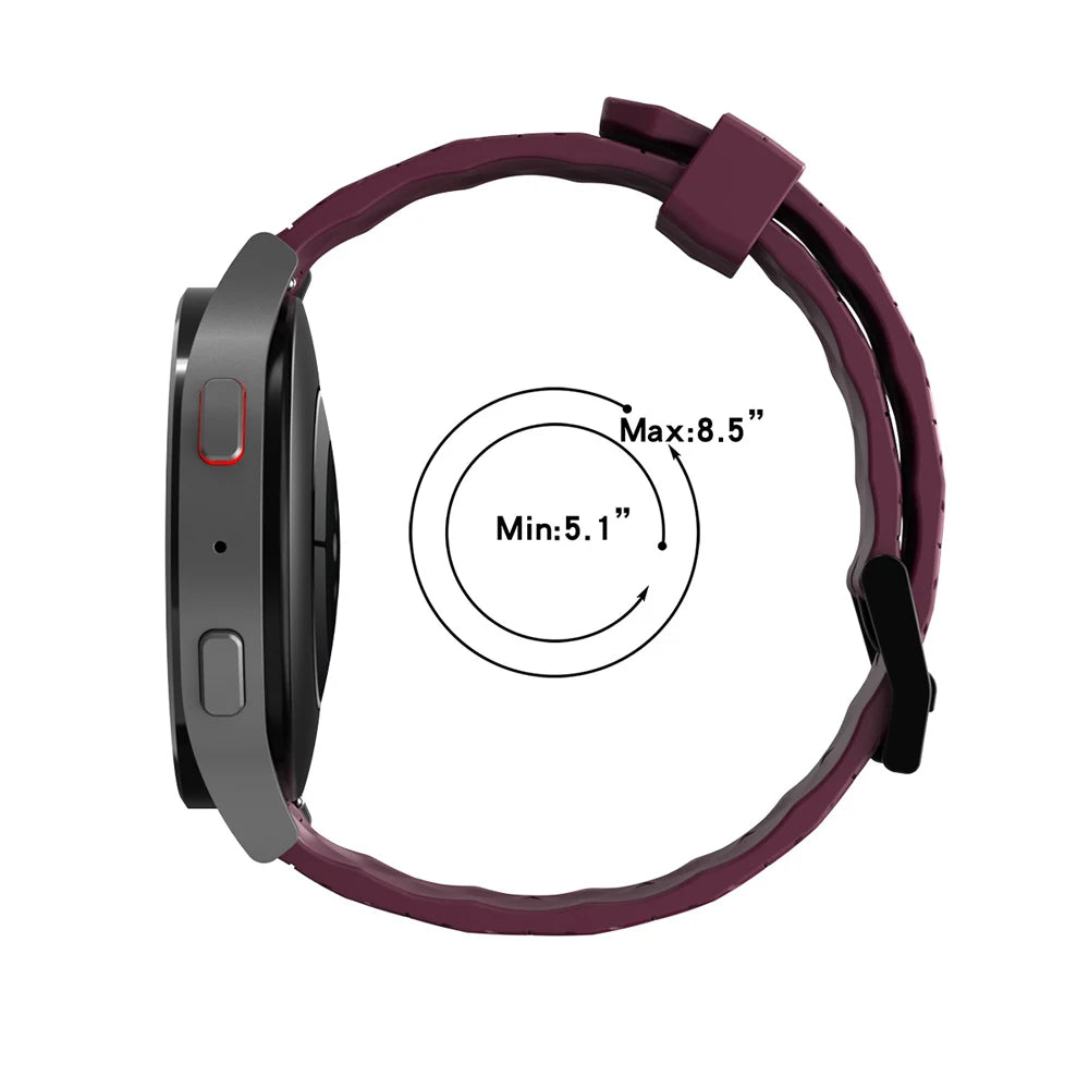 Sportliches Silikonarmband 20/22 mm mit Fußballmuster – perfekt für Xiaomi - Huami