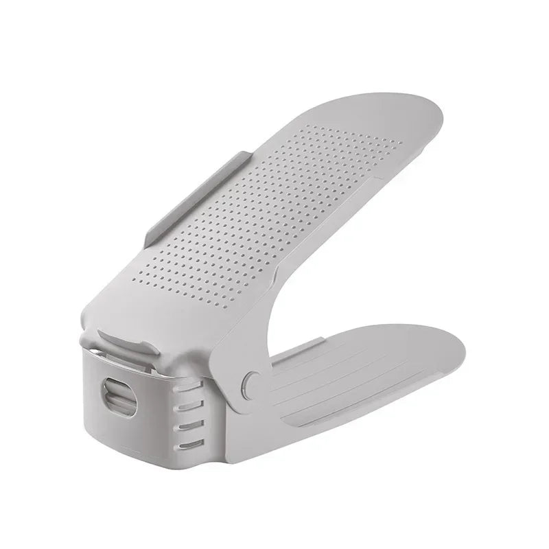Platzsparender Schuh Organizer mit verstellbaren Staplern für Ihren Schrank