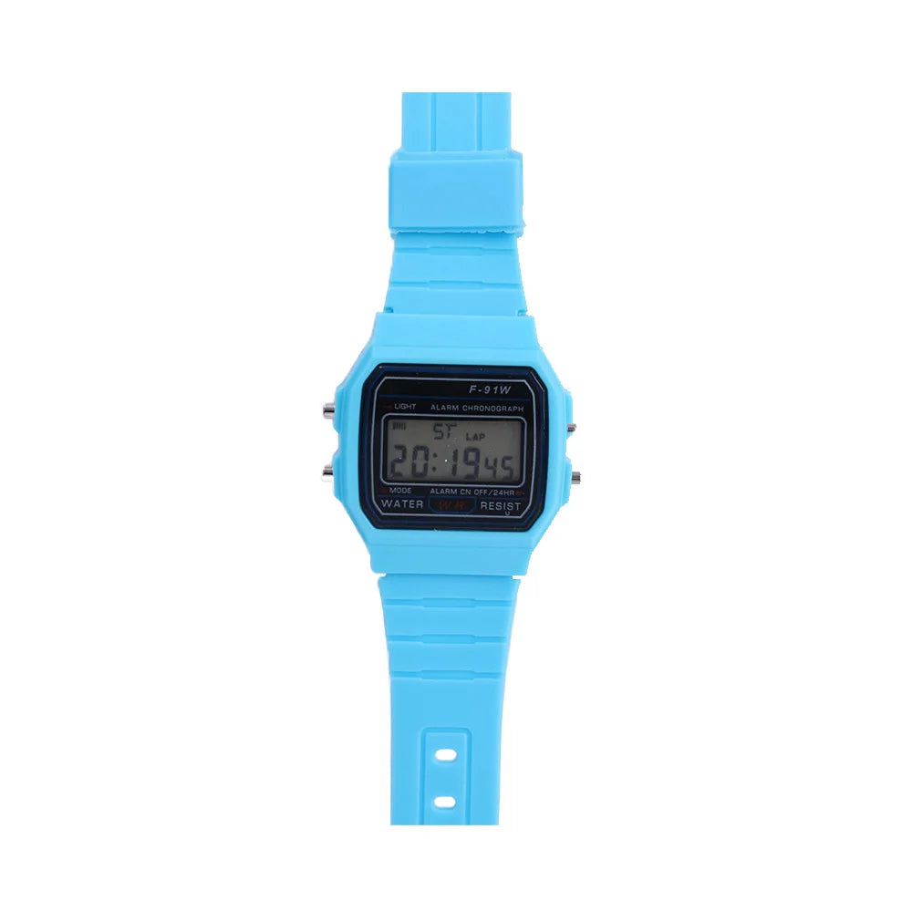 Digitale LED Armbanduhr – Quadratisch, Sport Business Silikon für Damen Herren