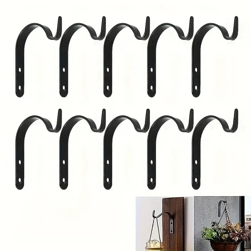 Robuste J-förmige Metallhaken – vielseitig für Garten, DIY - Haushalt Set