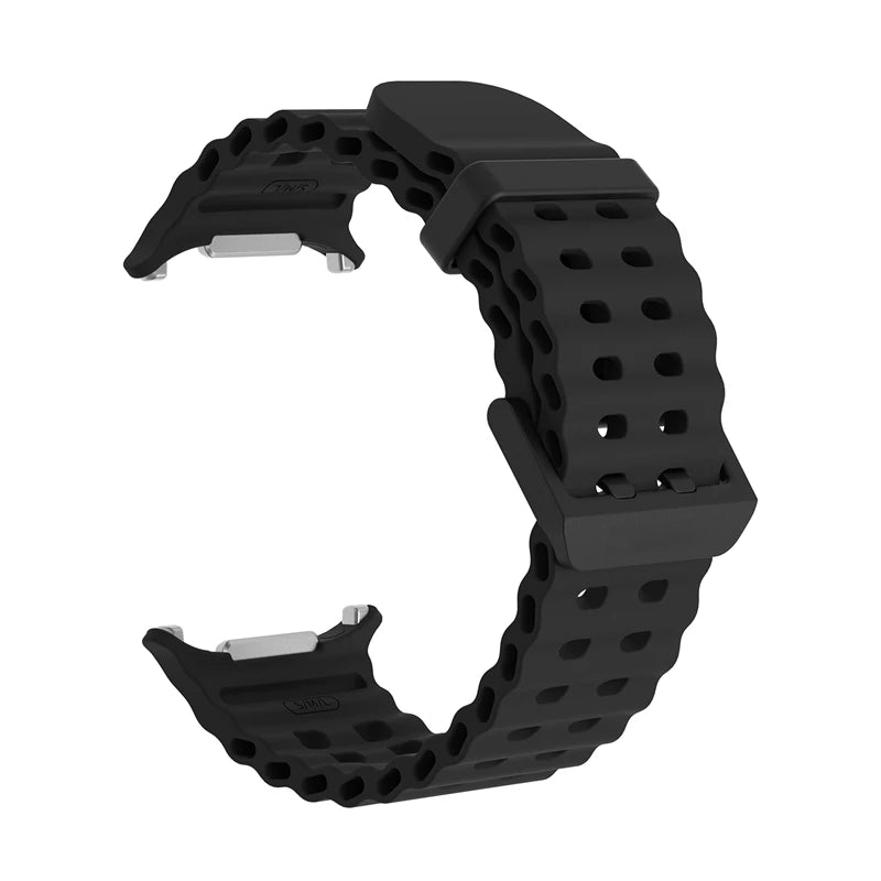 Marine Silikonarmband für Samsung Galaxy Watch Ultra 47 mm 2025 Modell