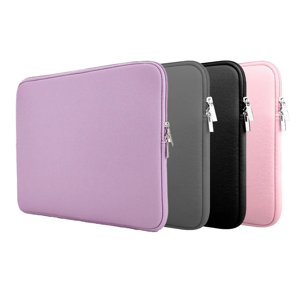 Tragbare Laptoptasche mit Reißverschluss für 11-15,6 Zoll Notebooks