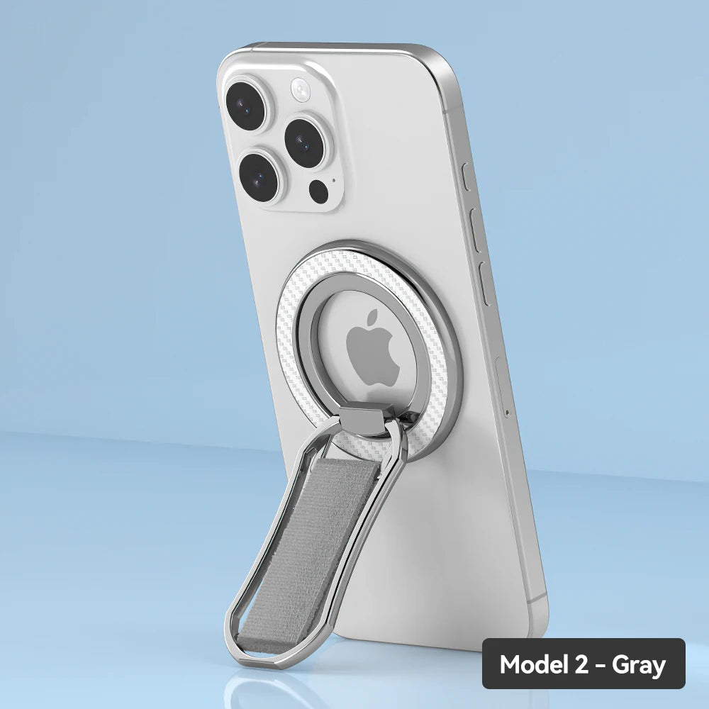 Faltbarer magnetischer Handy-Ringhalter mit starker Adsorption kompatibel iPhone