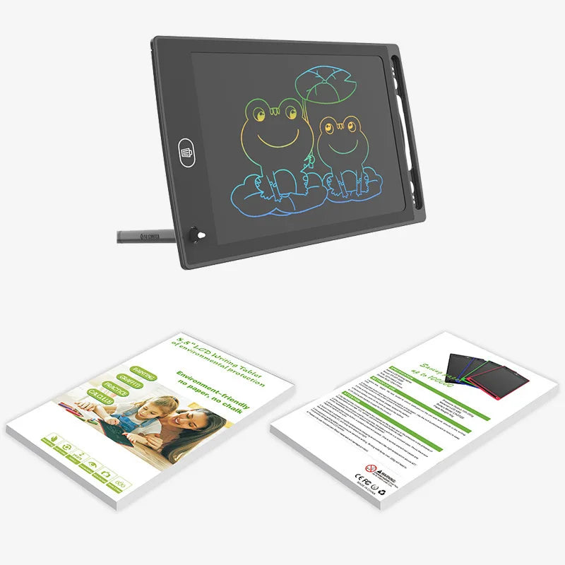 Kreatives 6,5 LCD Schreibtablet – bunt, umweltfreundlich - pädagogisch ideal