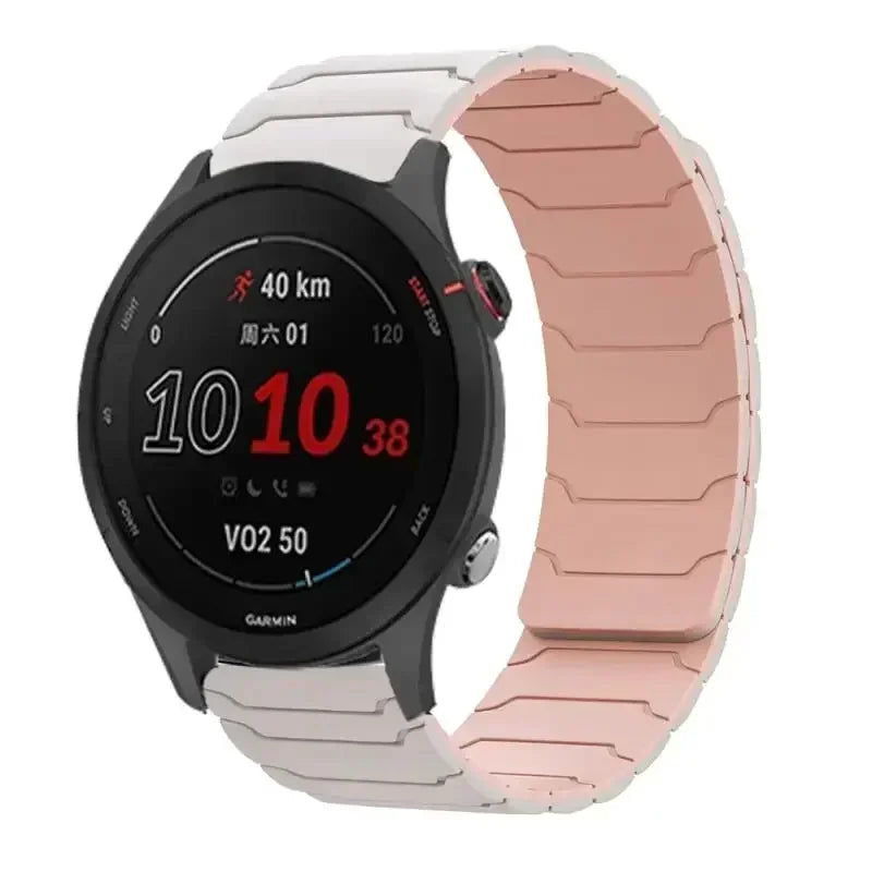 22mm Magnetisches Silikonarmband für vielseitige Smartwatches