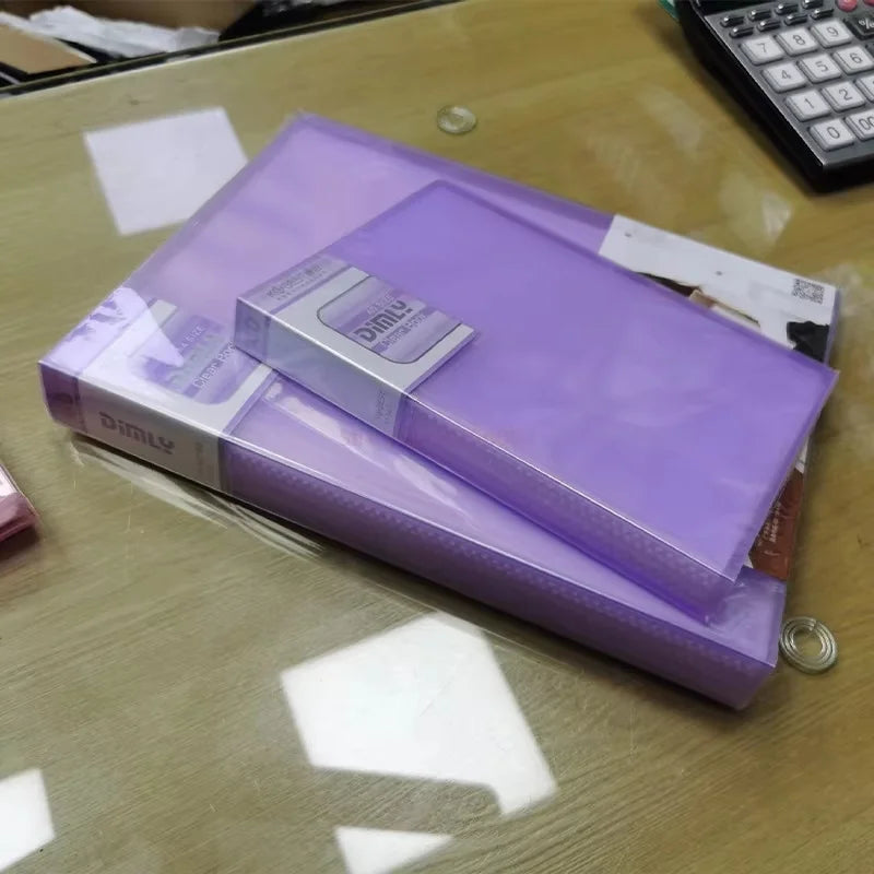 A5 Dokumentenordner Transparent – Lose Blätter, 40-100 Seiten für Büro - Studium