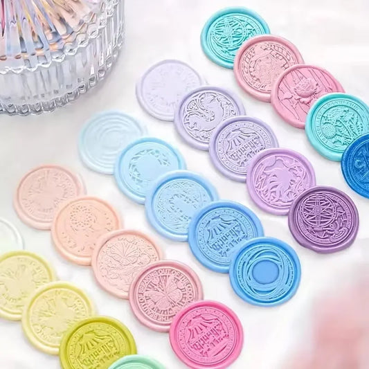 600 Stück Siegelwachsperlen mit Sonnenblumen-Design für Wachssiegel