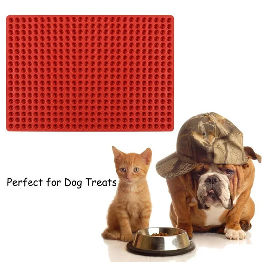 Mini runde Silikonform für Hundeleckereien und Süßigkeiten