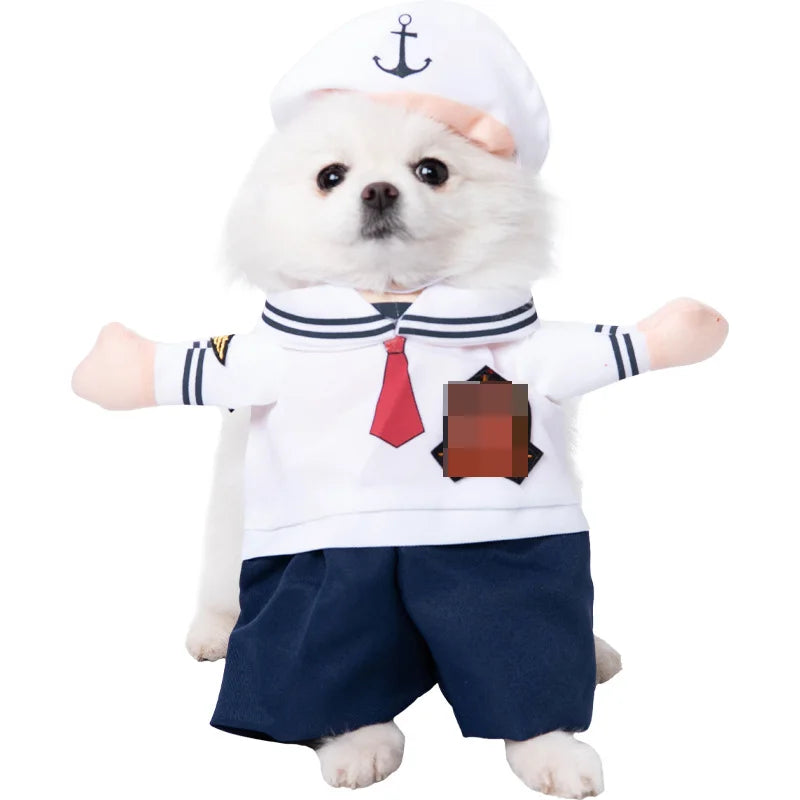 Lustiges Halloween Verkleidung Tierkostüm Dolch Effekt Hund Katze