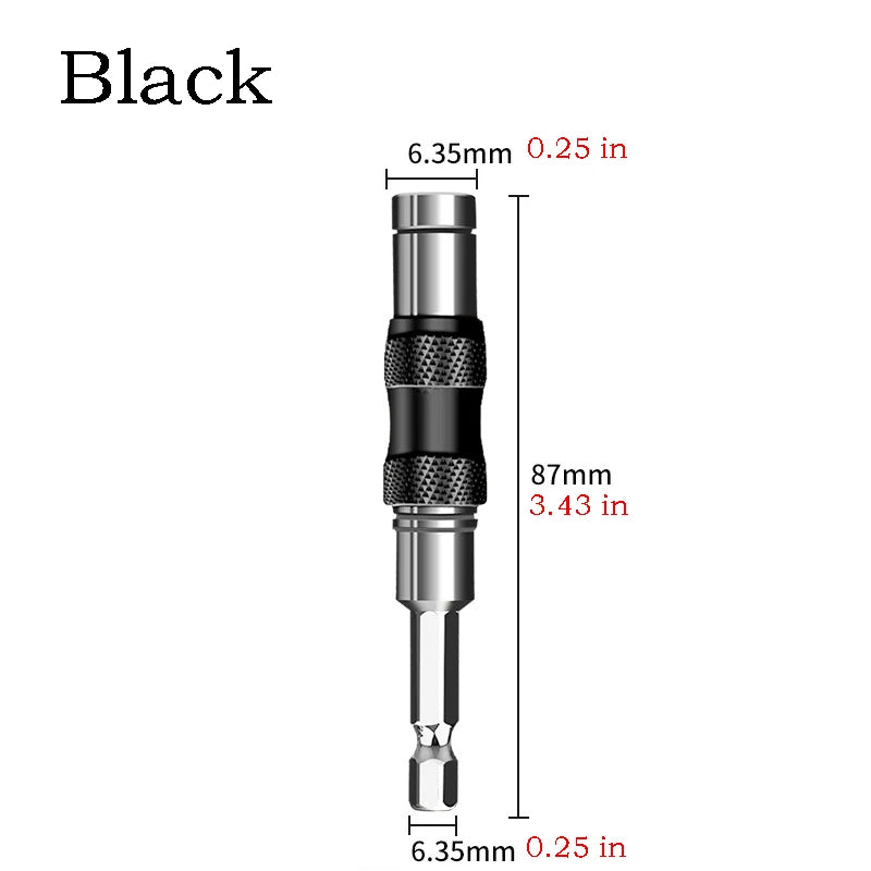 360° Schwenkbarer magnetischer Bohrwinkeladapter mit Sechskantschaft