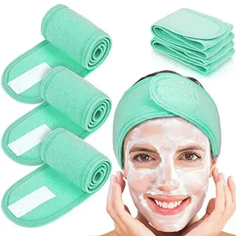 Verstellbares Frottee-Kopfband für Damen, ideal für Spa und Make-up