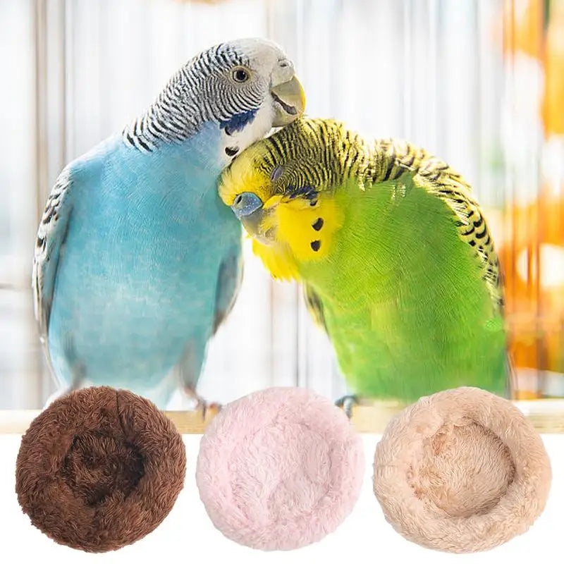 Bequeme Vogelnestmatte aus Baumwolle für warme Ruheplätze