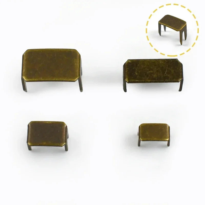 Metall Reißverschlussstopper Set Gr. 3/5/8/10 für Nylon Zipper Reparatur DIY