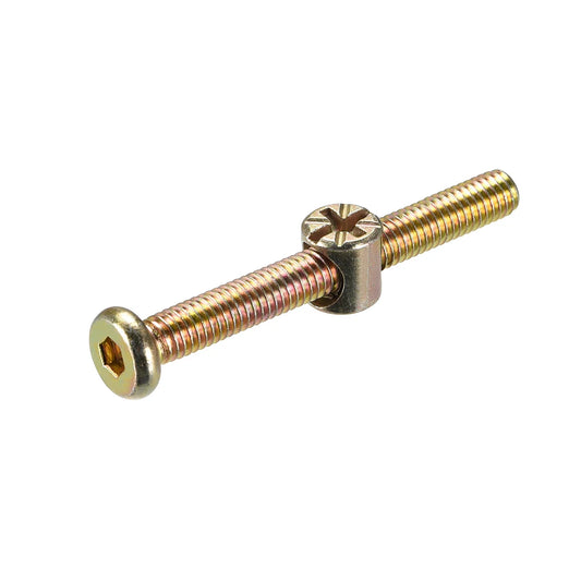 Robuste Innensechskant Möbelschrauben Set mit Zylindermuttern M6