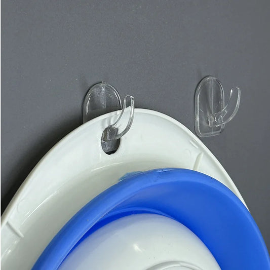 Transparente Mini Wandhaken Selbstklebend – 10/20/30 Stück für flexibles Aufhängen