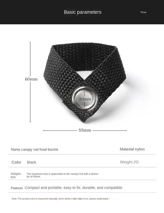 Set 5 Outdoor Zelt Befestigungs Schnallen für Camping und Markisen