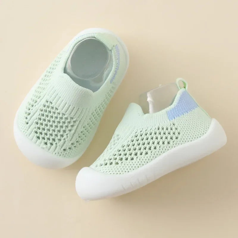 Atmungsaktive Strick-Mesh Wanderschuhe für Kleinkinder 1-3 Jahre Unisex