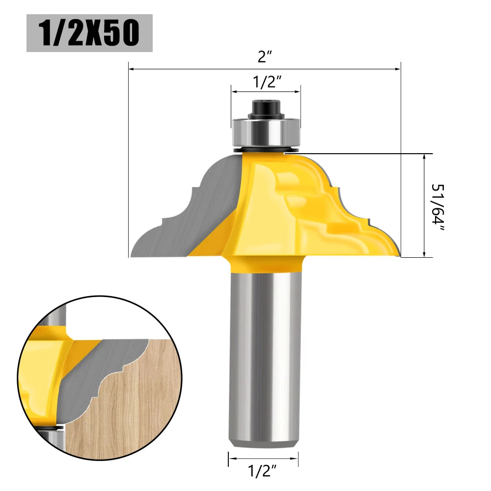 12mm Schaft Konvexes Eimer-Messer mit profilierter Spitze für Gravur