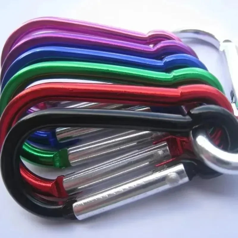 Bunte Aluminium-Karabiner: Robust - leicht, Sets mit 5, 20 oder 100 Stück
