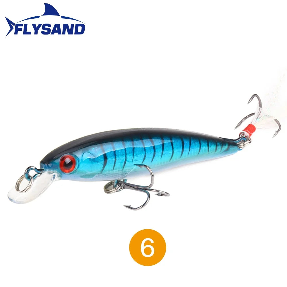 Effektiver Laser Minnow Köder 90mm 7,2g für Süß- und Salzwasser