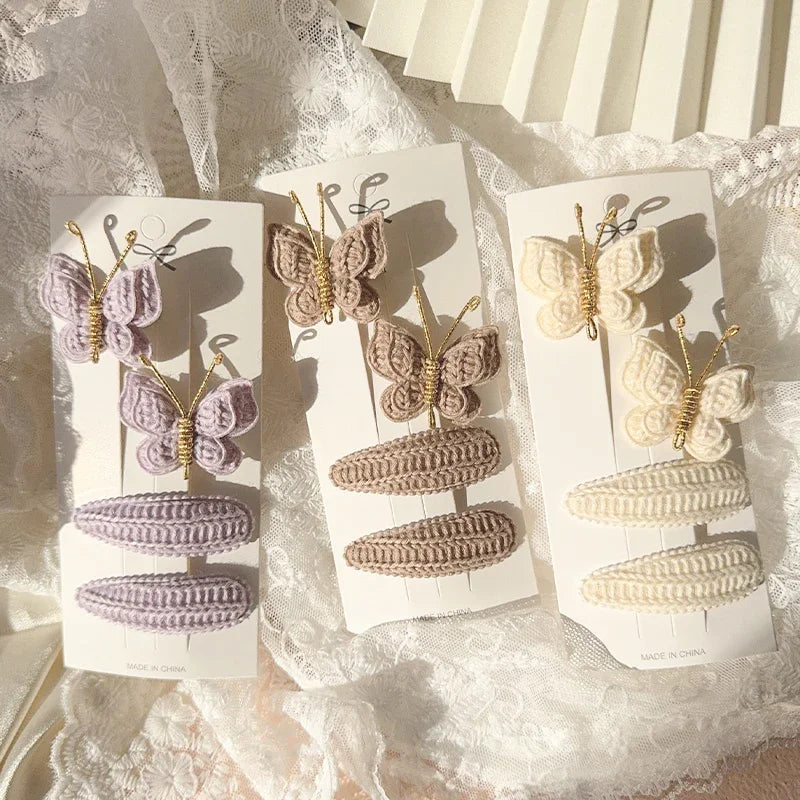 Nette Handgemachte Schmetterling Haar Clips für Mädchen