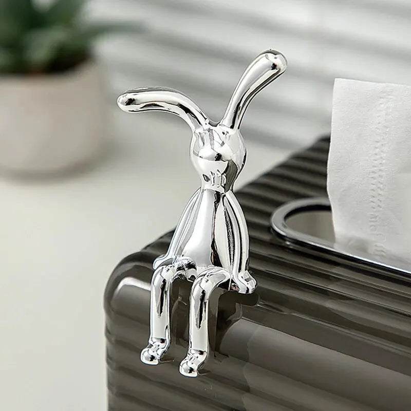 Deko Figuren Langohrige Kaninchen Set Wohnzimmer Schlafzimmer Auto 2er