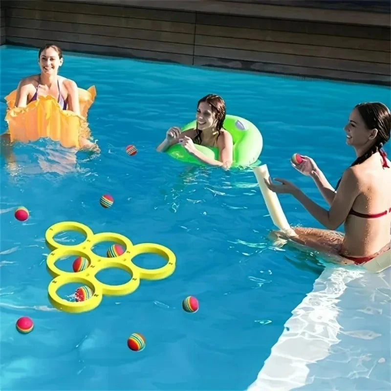 Endloser Wasserspaß: Schwimmendes, langlebiges EVA Pool-Spielzeug mit Farbkugel