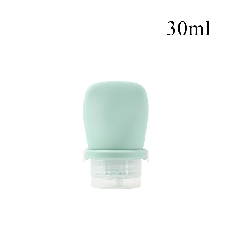Auslaufsichere Silikon-Reiseflasche 30-90ml – flexibel, nachfüllbar - kompakt