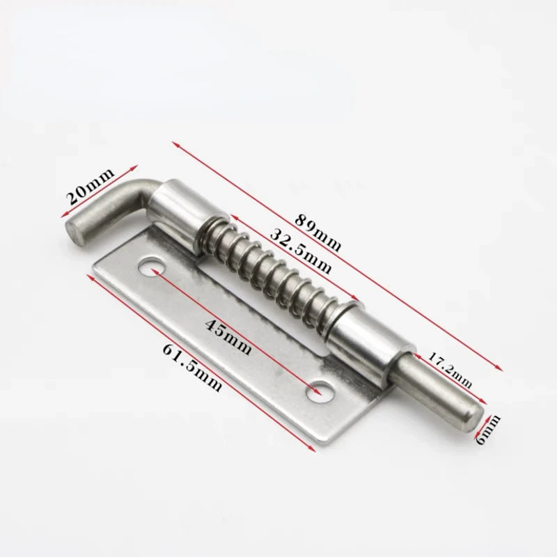 Langer Edelstahl Türschloss Riegel Schiebeverschluss mit Feder 15cm