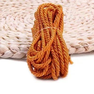 3mm Polyester Seil 3-Strang gedreht – DIY, Heimtextilien, Taschen, Deko Schnur