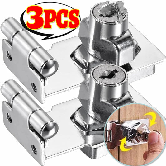 Verriegelbare Haspe für optimale Sicherheit von Schränken