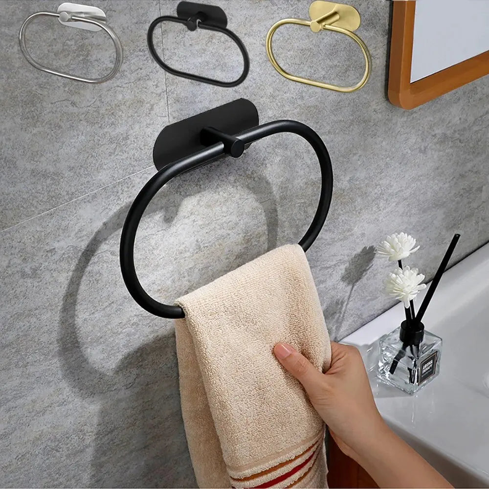 Edelstahl Handtuchhalter Selbstklebend für Bad und Küche