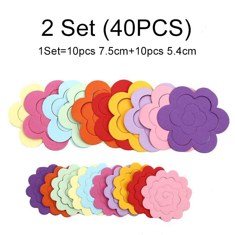 Buntes Quilling Papier Set für kreative DIY Blumen und Dekorationen