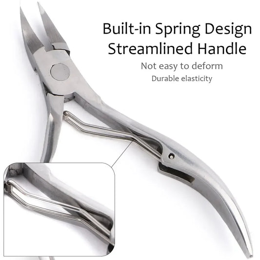 Präzise Edelstahl Nagelhautschere mit Adler-Schnabel für Maniküre