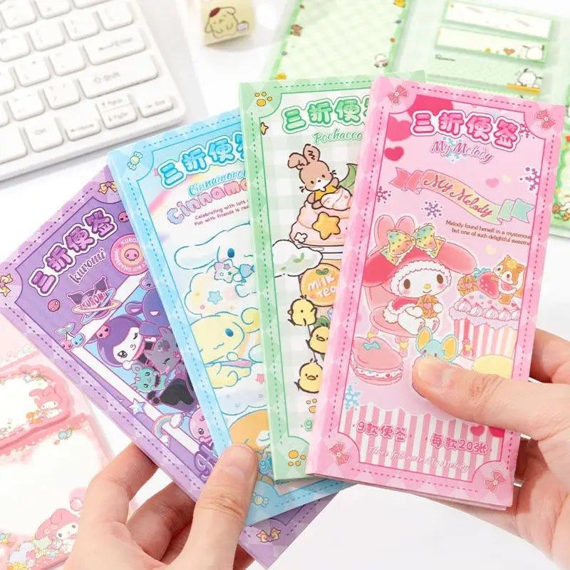 Selbstklebende Kawaii Cartoon Haftnotiz 15x7 cm für Schule - Büro