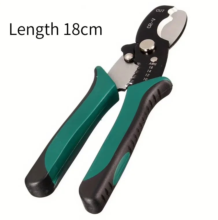 Präzise Abisolierzange 180mm für 1,6–4,0mm Kabel – langlebig & vielseitig einsetzbar
