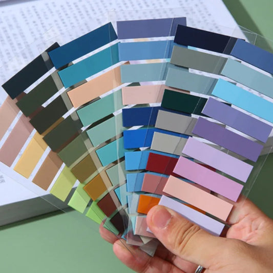 Transparente PET Indexaufkleber selbstklebend zur Organisation und Markierung