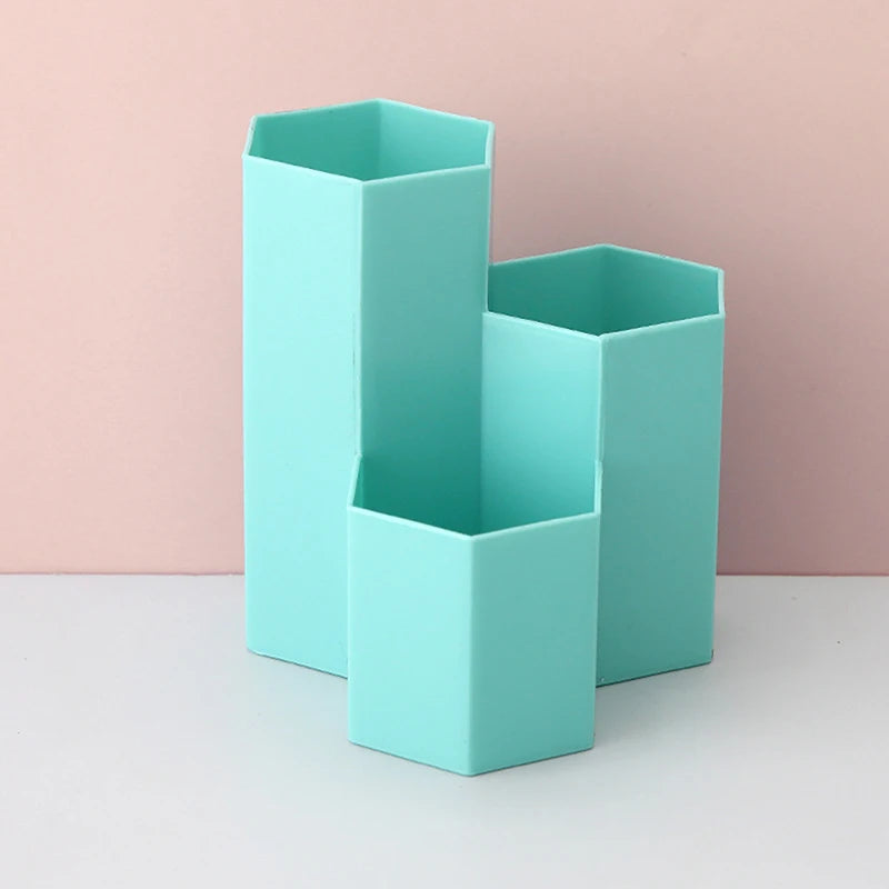 3 Fächer Stifthalter Schreibtisch Organizer Kunststoff Stiftehalter Büro