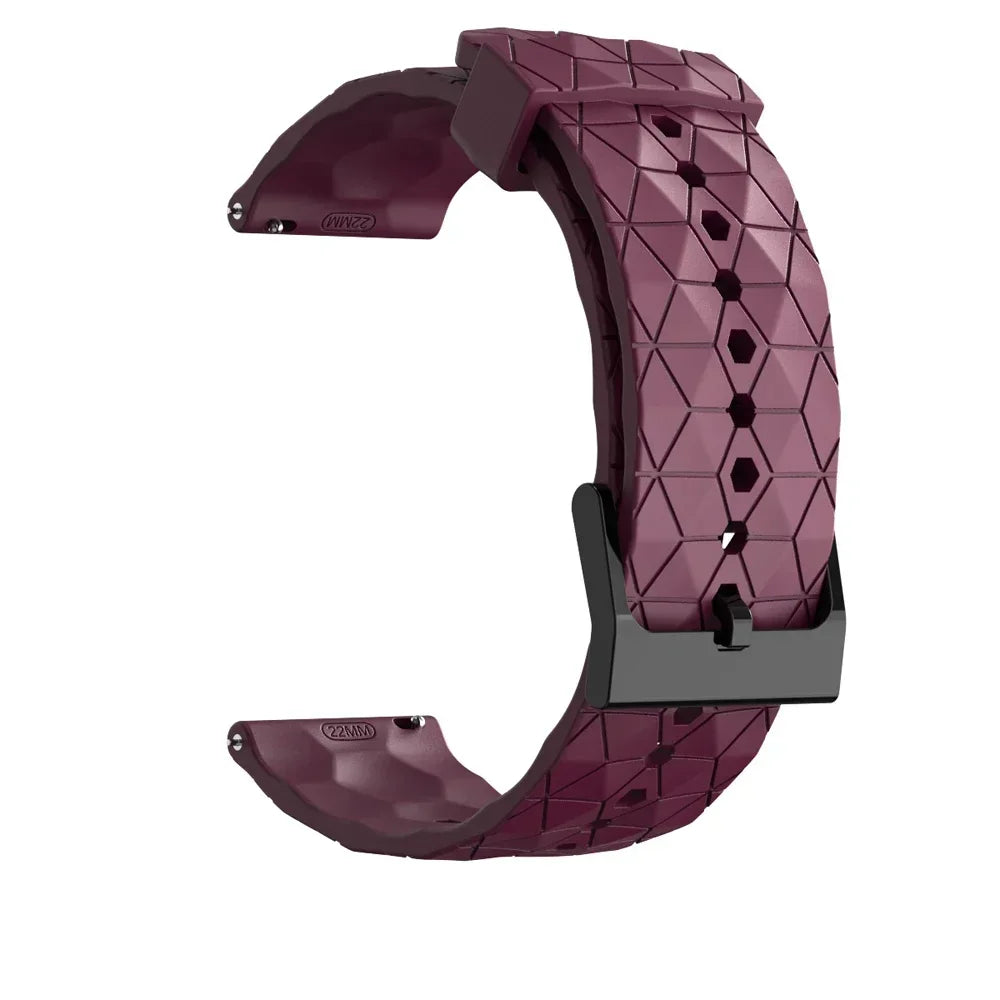 Sportliches Silikonarmband 20/22 mm mit Fußballmuster – perfekt für Xiaomi - Huami