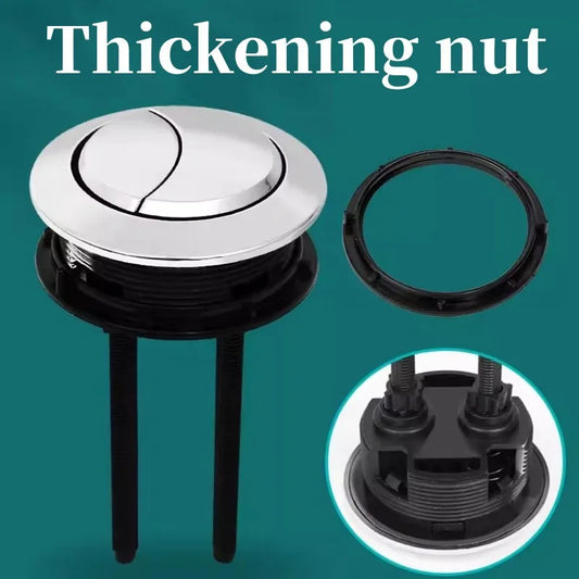 Wassersparende Dual Flush WC Taste aus robustem ABS Kunststoff – rund, 1 Stück