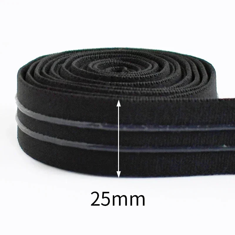 Elastisches Gurtband 20-50mm als Anti-Rutschband für Gürtel und Kleidung