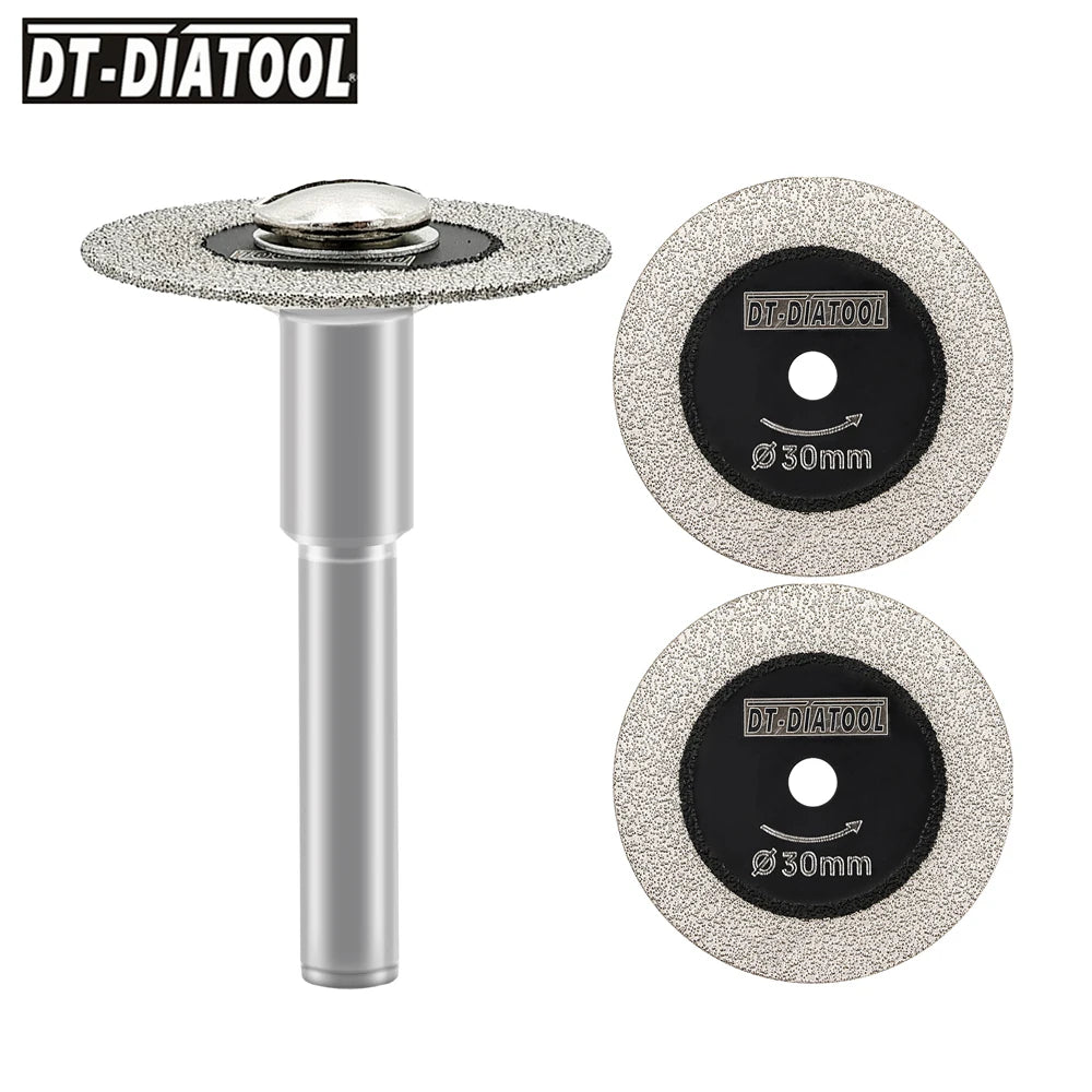 Diamant Mini Säge Glas Trennscheiben Set 3 Größen für Fliesen und Kristall