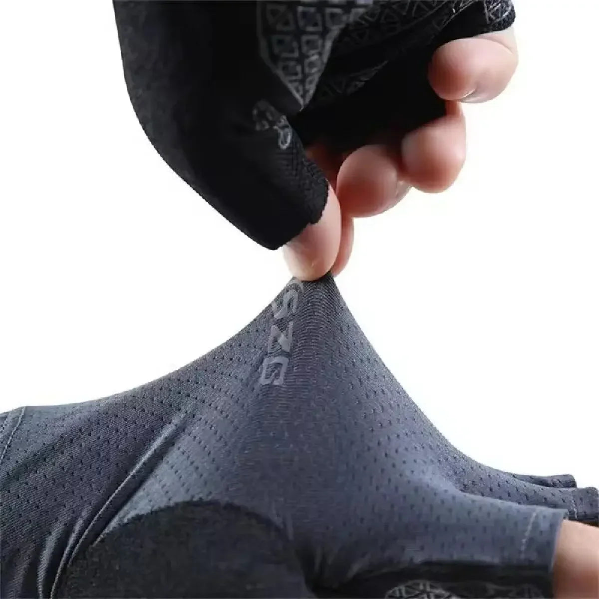 Maximaler Schutz - Flexibilität: Unisex fingerlose stoßfeste Handschuhe sommerleicht