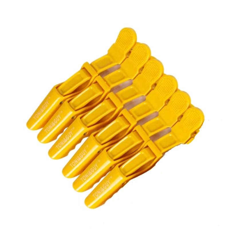 Set mit 6 Kunststoff Haarclips für präzises Styling und sicheren Halt