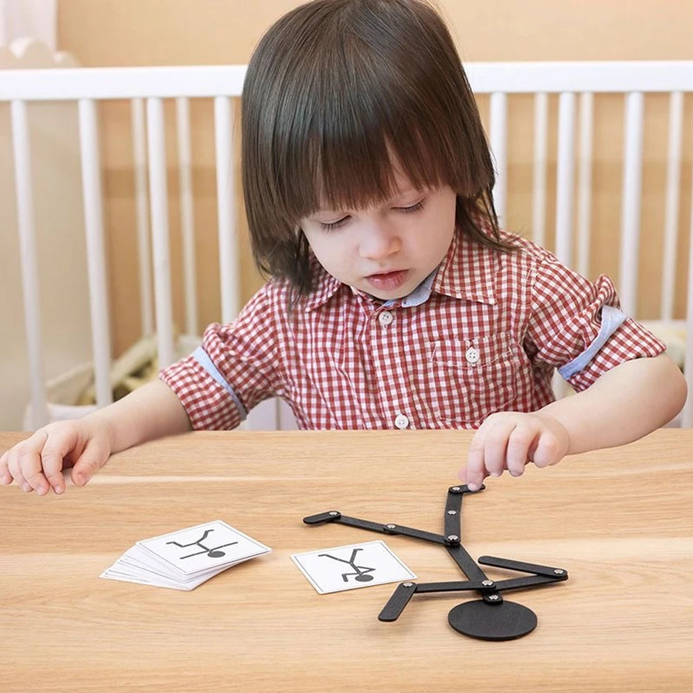 Montessori DIY Puzzle für Vorschulkinder – 24 Karten fördern Feinmotorik spielerisch