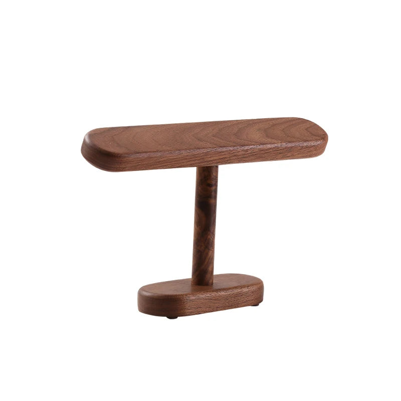 Walnuss Display Halterung für Schmuck und Accessoires