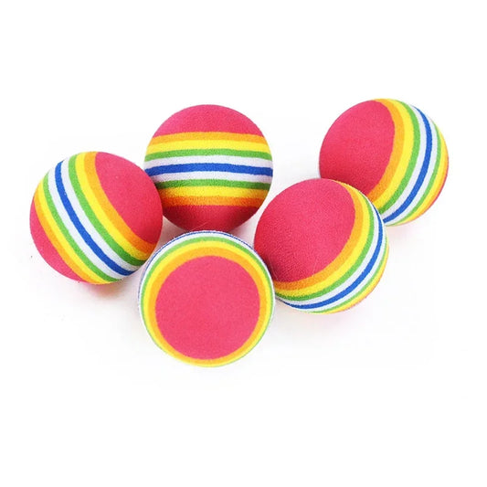 Interaktiver bunter EVA Spielball für Katzen und Hunde 3.5 cm - Yabubest - Home & More