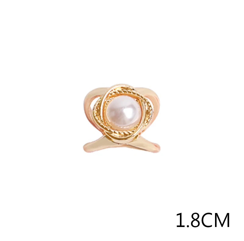 Elegante Perlen-Schal Schnalle – Multifunktionales Accessoire für Damen aus Eisen
