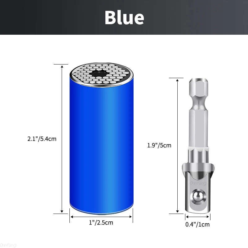Universal Steckschlüsselsatz 7-19mm Chrom-Vanadium Multifunktions-Werkzeug