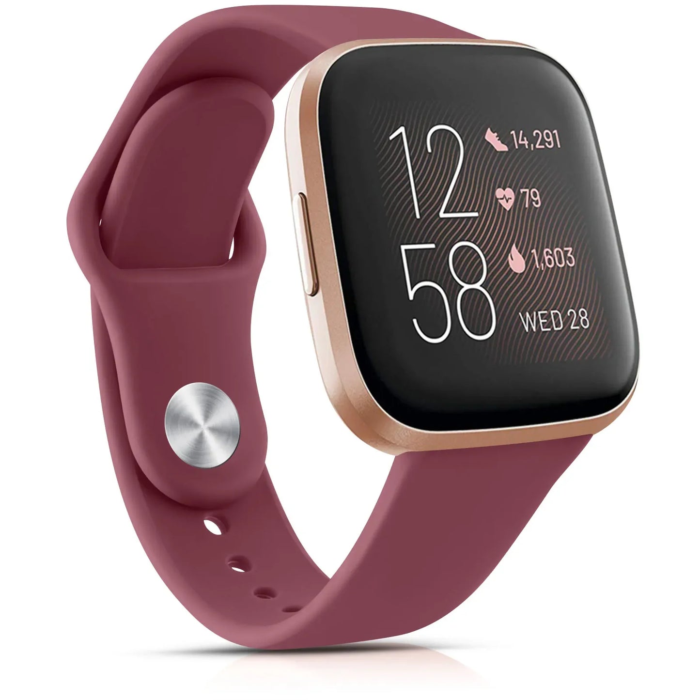 Silikon Armband Sport Ersatz für Fitbit Versa 1 2 3 4 Lite Sense 2